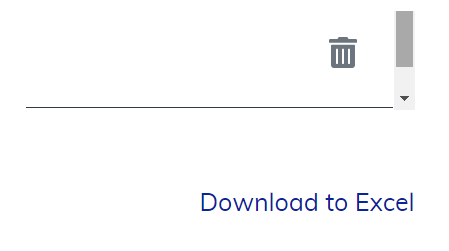 Basket page download to Excel